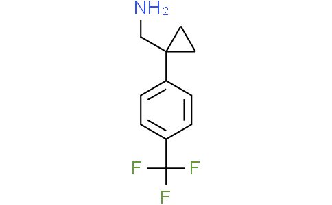 (1-(4-(Trifluoromethyl)phenyl)cyclopropyl)methanamineCas:886365-83-9