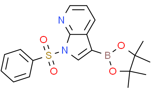 1-(benzenesulfonyl)-3-(tetramethyl-1,3,2-dioxaborolan-2-yl)-1h-pyrrolo[2,3-b]pyridine