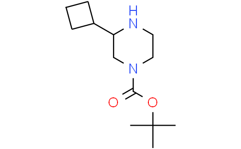 tert-butyl 3-cyclobutylpiperazine-1-carboxylate