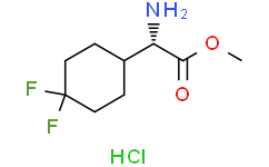 methyl (2S)-2-amino-2-(4,4-difluorocyclohexyl)acetate;hydrochloride