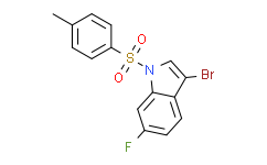 1-(对甲基苯磺酰基)-3-溴-6-氟吲哚,95%