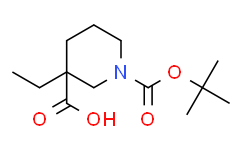 1-Boc-3-乙基哌啶-3-甲酸,≥97%