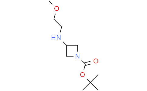 tert-butyl 3-[(2-methoxyethyl)amino]azetidine-1-carboxylate