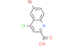 6-溴-4-氯-2-喹啉甲酸,≥95%