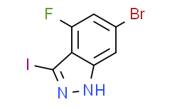 6-溴-4-氟-3-碘-1H-吲唑,98%