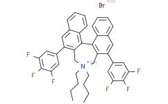 (11bR)-(–)-4,4-二丁基-4,5-二氢-2,6-双(3,4,5-三氟苯基)-3H-二萘[2,1-c:1′,2′-e]氮杂卓溴化物