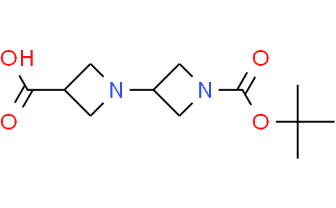 1-(1-tert-butoxycarbonylazetidin-3-yl)azetidine-3-carboxylic acid