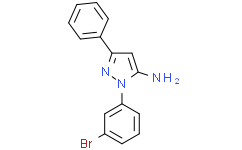 1-(3-溴苯基)-3-苯基-1H-吡唑-5-胺