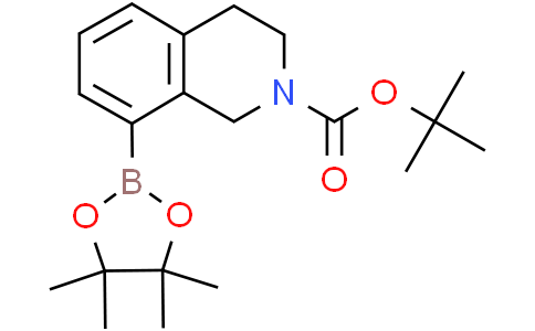 tert-butyl 8-(4,4,5,5-tetramethyl-1,3,2-dioxaborolan-2-yl)-1,2,3,4-tetrahydroisoquinoline-2-carboxylate