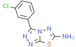 3-(3-氯苯基)-[1,2,4]三唑并[3,4-B][1,3,4]噻二唑-6-胺