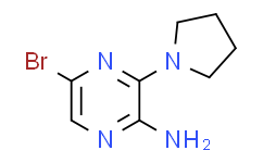 2-氨基-5-溴-3-吡咯烷基吡嗪,95%