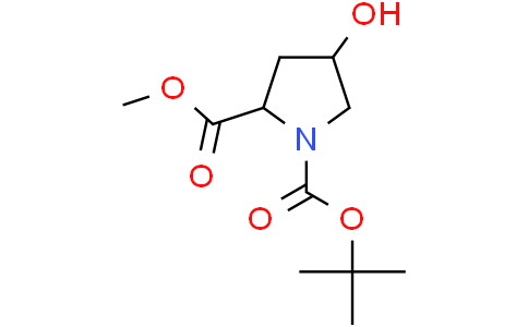 1-tert-butyl 2-methyl 4-hydroxypyrrolidine-1,2-dicarboxylate