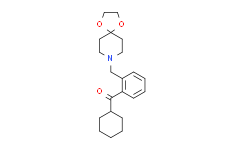 环己基 2-[8-(1，4-二恶-8-氮杂螺-[4.5]癸基)甲基]苯基酮,97%