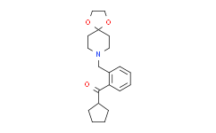 环戊基 2-[8-(1，4-二恶-8-氮杂螺-[4.5]癸基)甲基]苯基酮,97%