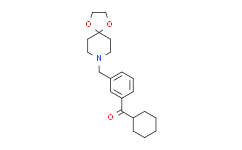 环己基 3-[8-(1，4-二恶-8-氮杂螺-[4.5]癸基)甲基]苯基酮,97%