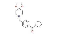 环戊基 4-[8-(1，4-二恶-8-氮杂螺-[4.5]癸基)甲基]苯基酮,97%