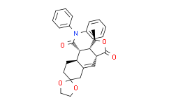(1'R，3a'R，8a'S，9'S，9a'S)-1'-甲基-3'-氧代-N，N-二苯基-3'，3a'，5'，7'，8'，8a'，9'，9a'-八氢-1'H-螺[[1，3]二氧戊环-2，6'-萘并[2，3-C]呋喃]-9'甲酰胺,97%