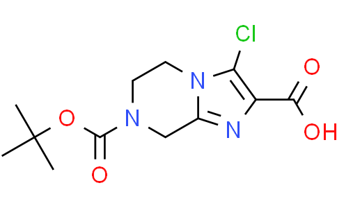 7-tert-butoxycarbonyl-3-chloro-6,8-dihydro-5H-imidazo[1,2-a]pyrazine-2-carboxylic acid