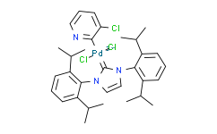 [1，3-双(2，6-二异丙基苯基)咪唑-2-基亚基](3-氯吡啶基)二氯化钯(II),98%，Pd>15.5%