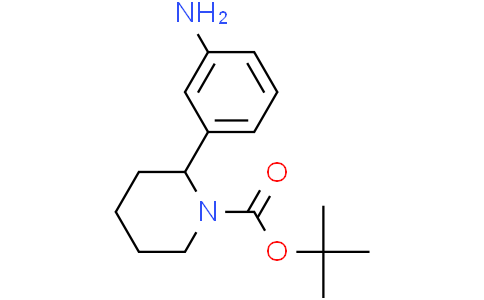 tert-butyl 2-(3-aminophenyl)piperidine-1-carboxylate