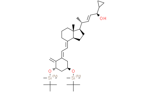 (1R,4R,E)-4-((1R,3aS,7aR,E)-4-((E)-2-((3S,5R)-3,5-bis(tert-butyldimethylsilyloxy)-2-methylenecyclohexylidene)ethylidene)-7a-methyloctahydro-1H-inden-1-yl)-1-cyclopropylpent-2-en-1-olCas:910133-34-5