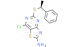 [Alfa Aesar](S)-7-氯-5-((1-苯基乙基)硫基)噻唑并[4,5-d]嘧啶-2-胺