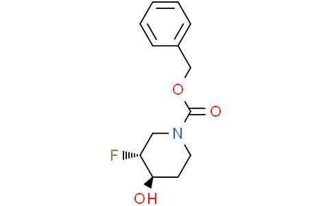 benzyl trans-3-fluoro-4-hydroxy-piperidine-1-carboxylate