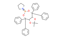 1-[(3aR，8aR)-四氢-2，2-二甲基-4，4，8，8-四苯基-1，3-二噁唑并[4，5-e][1，3，2]二氧膦-6-基]吡啶,98%