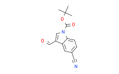 1-Boc-5-氰基-3-甲酰基吲哚,95%