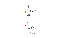 4-氯-2-(2-苯并噁唑硫代)-5-噻唑甲醛,≥95%