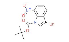 1-Boc-3-溴-7-硝基吲哚,97%