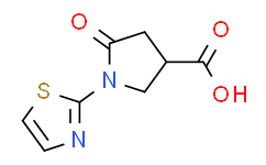 5-氧代-1-(2-噻唑基)-3-吡咯烷甲酸,95%