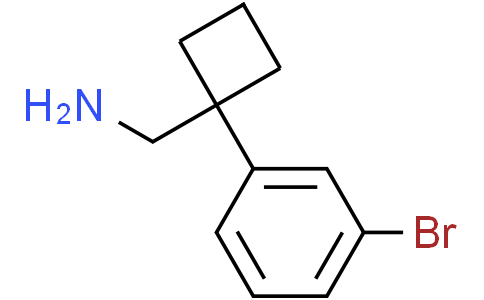 (1-(3-Bromophenyl)cyclobutyl)methanamineCas:915690-61-8