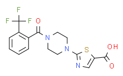 2-(4-(2-(三氟甲基)苯甲酰基)哌嗪-1-基)噻唑-5-羧酸,≥95%