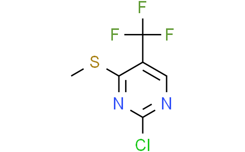 2-chloro-4-methylsulfanyl-5-(trifluoromethyl)pyrimidine