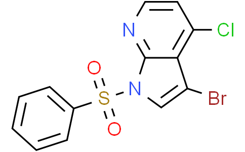 1-(benzenesulfonyl)-3-bromo-4-chloro-1H-pyrrolo[2,3-b]pyridine