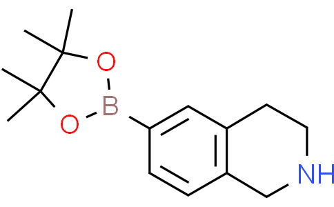 6-(4,4,5,5-tetramethyl-1,3,2-dioxaborolan-2-yl)-1,2,3,4-tetrahydroisoquinoline