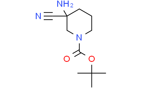 tert-butyl 3-amino-3-cyanopiperidine-1-carboxylate