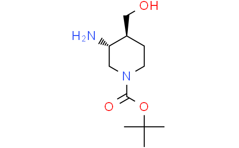 tert-butyl (3R,4R)-3-amino-4-(hydroxymethyl)piperidine-1-carboxylate