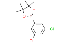 2-(3-氯-5-甲氧基苯基)-4，4，5，5-四甲基-1，3，2-二氧硼杂环戊烷