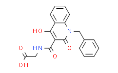 N-[[4-羟基-2-氧代-1-(苯基甲基)-1,2-二氢-3-喹啉基]羰基]甘氨酸