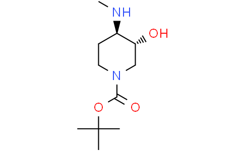 tert-butyl trans-3-hydroxy-4-(methylamino)piperidine-1-carboxylate