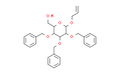 ((2R,3R,4S,5S,6S)-6-(allyloxy)-3,4,5-tris(benzyloxy)tetrahydro-2H-pyran-2-yl)methanol