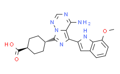 反式-4-[4-氨基-5-(7-甲氧基-1H-吲哚-2-基)咪唑并[5,1-F][1,2,4]三嗪-7-基]环己烷羧酸