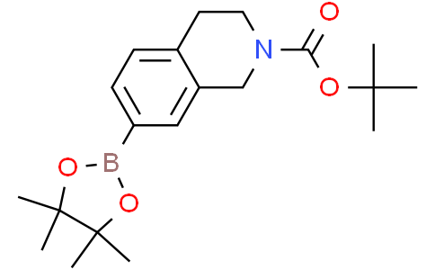 tert-butyl 7-(4,4,5,5-tetramethyl-1,3,2-dioxaborolan-2-yl)-1,2,3,4-tetrahydroisoquinoline-2-carboxylate