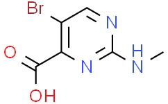 5-溴-2-(甲基氨基)嘧啶-4-羧酸