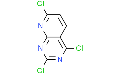 2,4,7-trichloropyridine and [2,3-d] pyrimidine