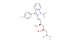 (3S，5R，E)-甲基 7-(3-(4-氟苯基)-1-异丙基-1H-吲哚-2-基)-3，5-二羟基庚-6-烯酸酯,98%
