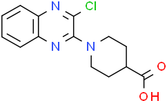 1-(3-氯-2-喹喔啉基)-4-哌啶羧酸