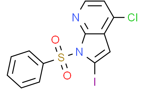 1-(benzenesulfonyl)-4-chloro-2-iodo-1H-pyrrolo[2,3-b]pyridine